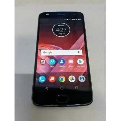 Motorola Moto Z² Play 32GB Smartphone - Lunar Gray (Verizon Unlocked) CDMA GSM Compatible - Perfect for Business, Travel & Entertainment
