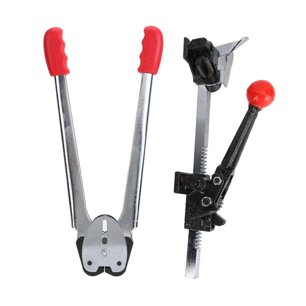 Heavy Duty Manual Strapping Sealer for PP Straps - High Strength Carton Packing Tool for Shipping, Moving & Warehouse Use