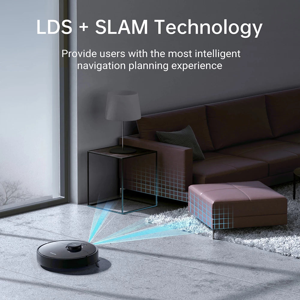 Dreame D9 Max Robot Vacuum and Mop Cleaner with 3000Pa Suction, Smart Mapping, Self-Charging | Ideal for Hardwood Floors, Carpets & Pet Hair | Official US Version