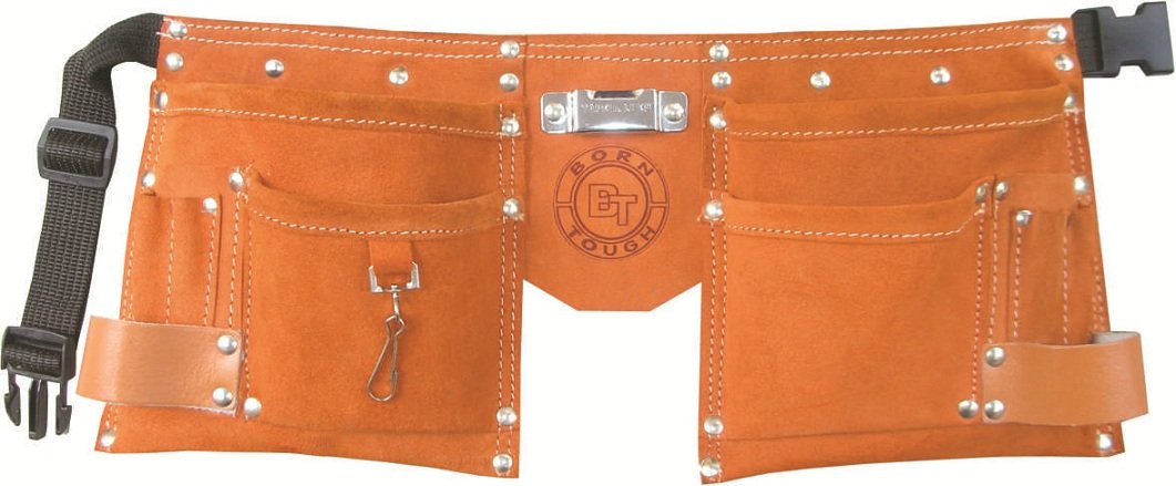 10-Pocket Kids Tool Belt with Adjustable Waist - Durable Tool Apron for Young Builders & DIY Projects - Perfect for Woodworking, Gardening & Pretend Play
