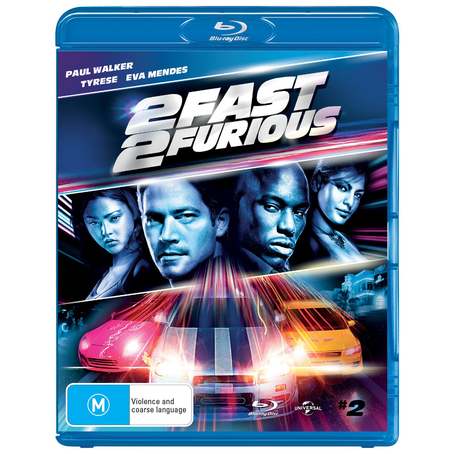 2 Fast 2 Furious - High-Speed Racing Action Movie DVD | Perfect for Movie Nights & Car Enthusiasts