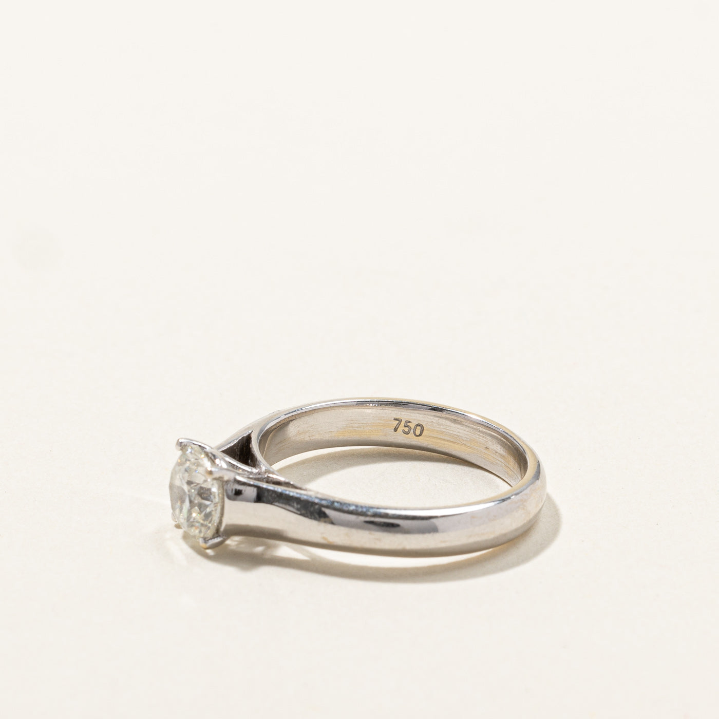 1.00ct Solitaire Diamond Engagement Ring - SI2 Clarity, H Color, Size 6.75 - Perfect for Proposals & Anniversary Gifts