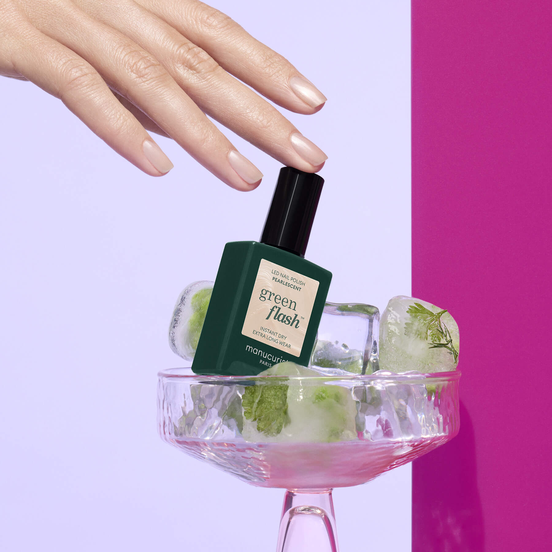 Pearlescent Green Flash - Iridescent Nail Polish & Makeup Glitter for Stunning Manicures & Eye Looks | Perfect for Parties, Cosplay & Special Occasions