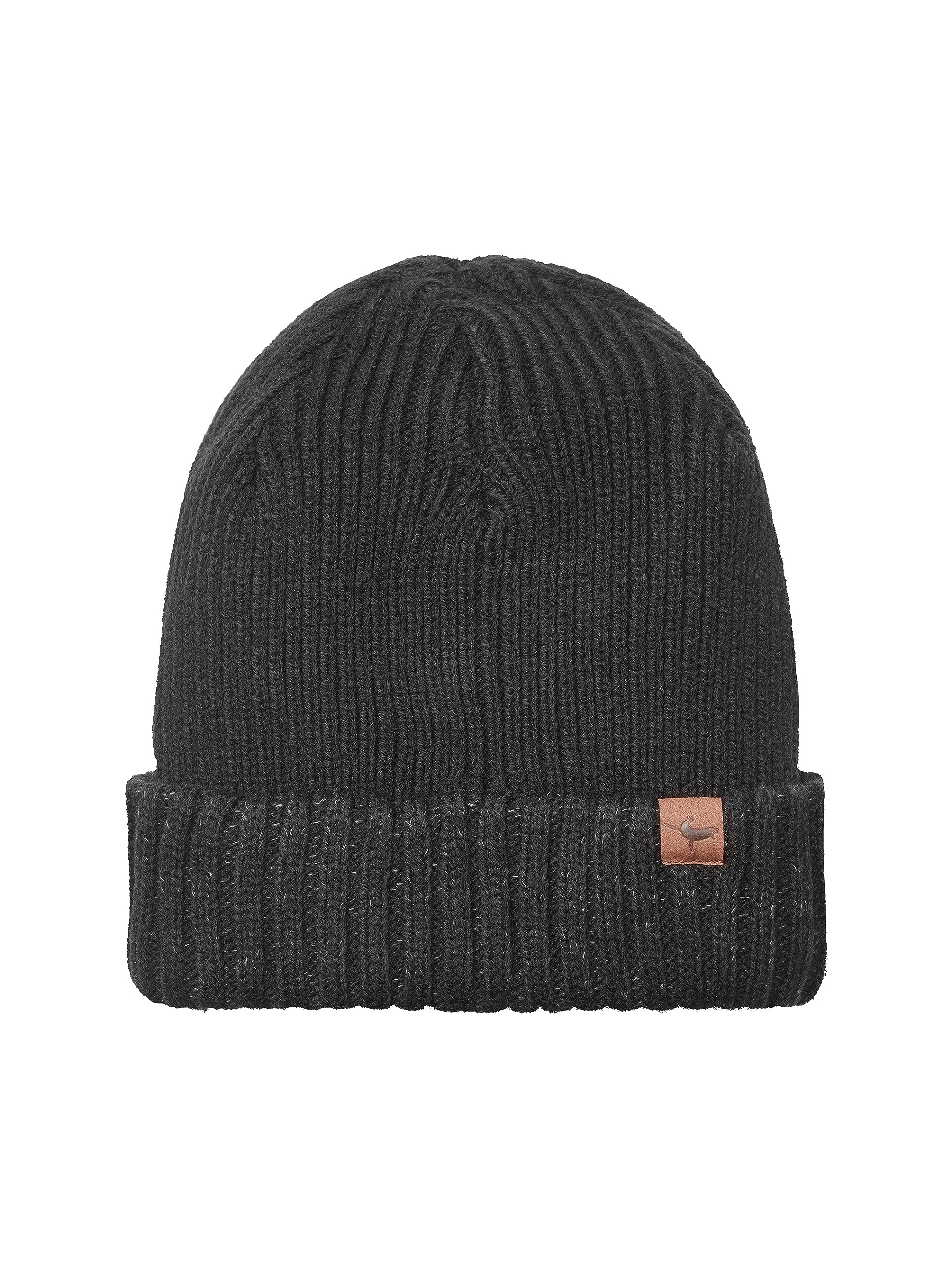 SEALSKINZ Unisex Waterproof Winter Beanie Hat for Men & Women - Cold Weather Roll Cuff Thermal Cap for Skiing, Snowboarding & Outdoor Activities
