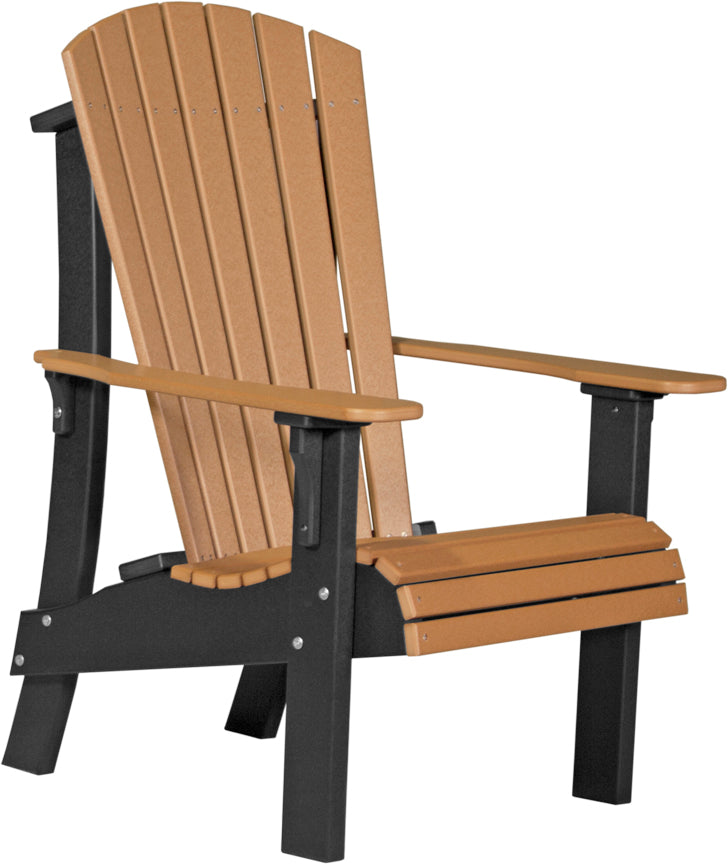 Premium Adirondack Chair - Heavy Duty Outdoor Patio Furniture, All-Weather Resin Wicker, Comfortable Lounge Chair for Garden, Poolside, Deck, and Backyard Relaxation