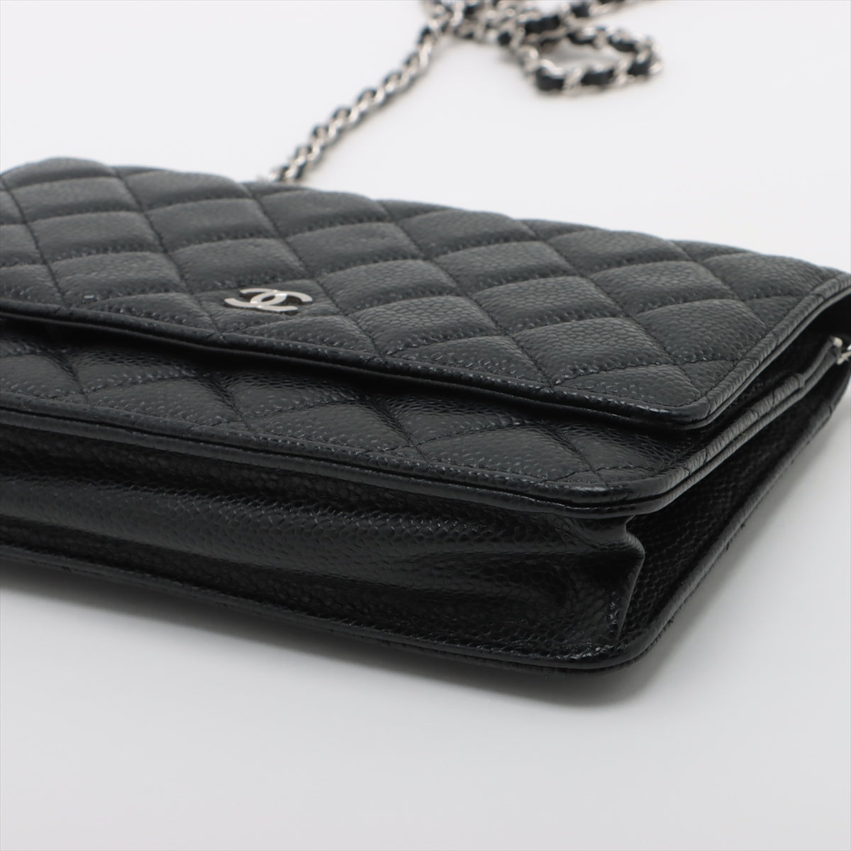 Chanel Caviar Black Wallet on Chain WOC - Luxury Crossbody Bag for Women | Perfect for Evening Events, Parties & Daily Use