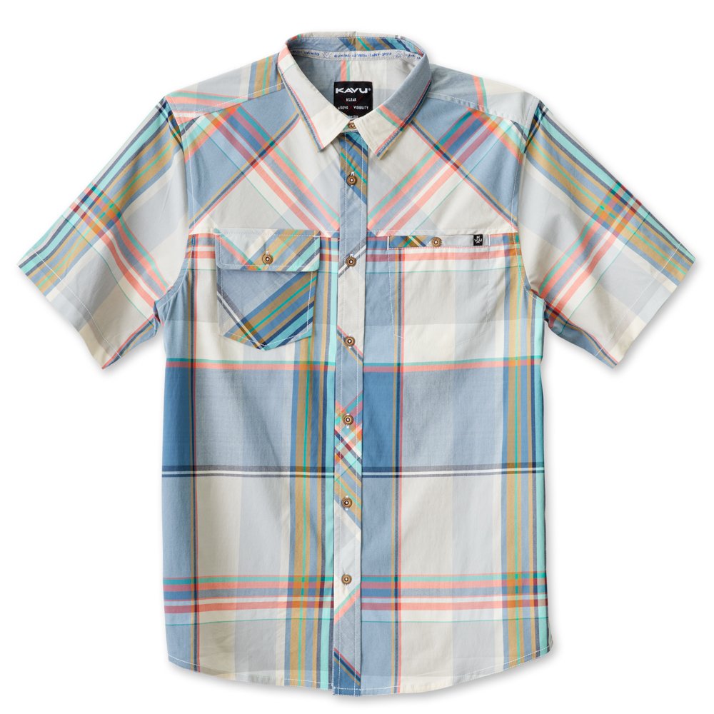 KAVU Duxbury Men's Shirt - Lightweight Button Down Casual Shirt for Men, Breathable & Comfortable - Perfect for Outdoor Adventures, Travel & Everyday Wear