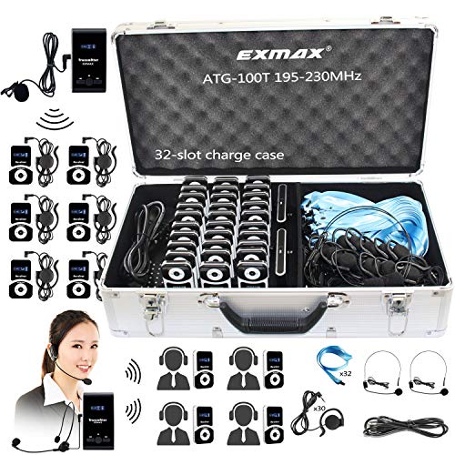 2 Transmitters 30 Receivers and Charging Case