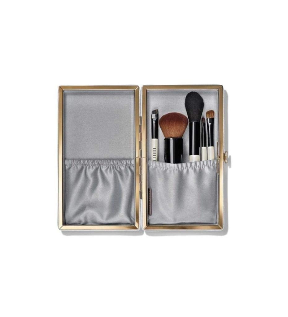 Premium 6-Piece Travel Brush Set - Compact Makeup Kit for On-The-Go Beauty (Value $203) | Perfect for Vacation, Gym Bag & Everyday Carry