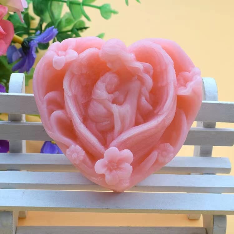 Virgin Mary Angel Baby Silicone Mold for Soap, Candles, Chocolate & Cake Decorating - Perfect for DIY Crafts, Mother's Day Gifts & Home Decor