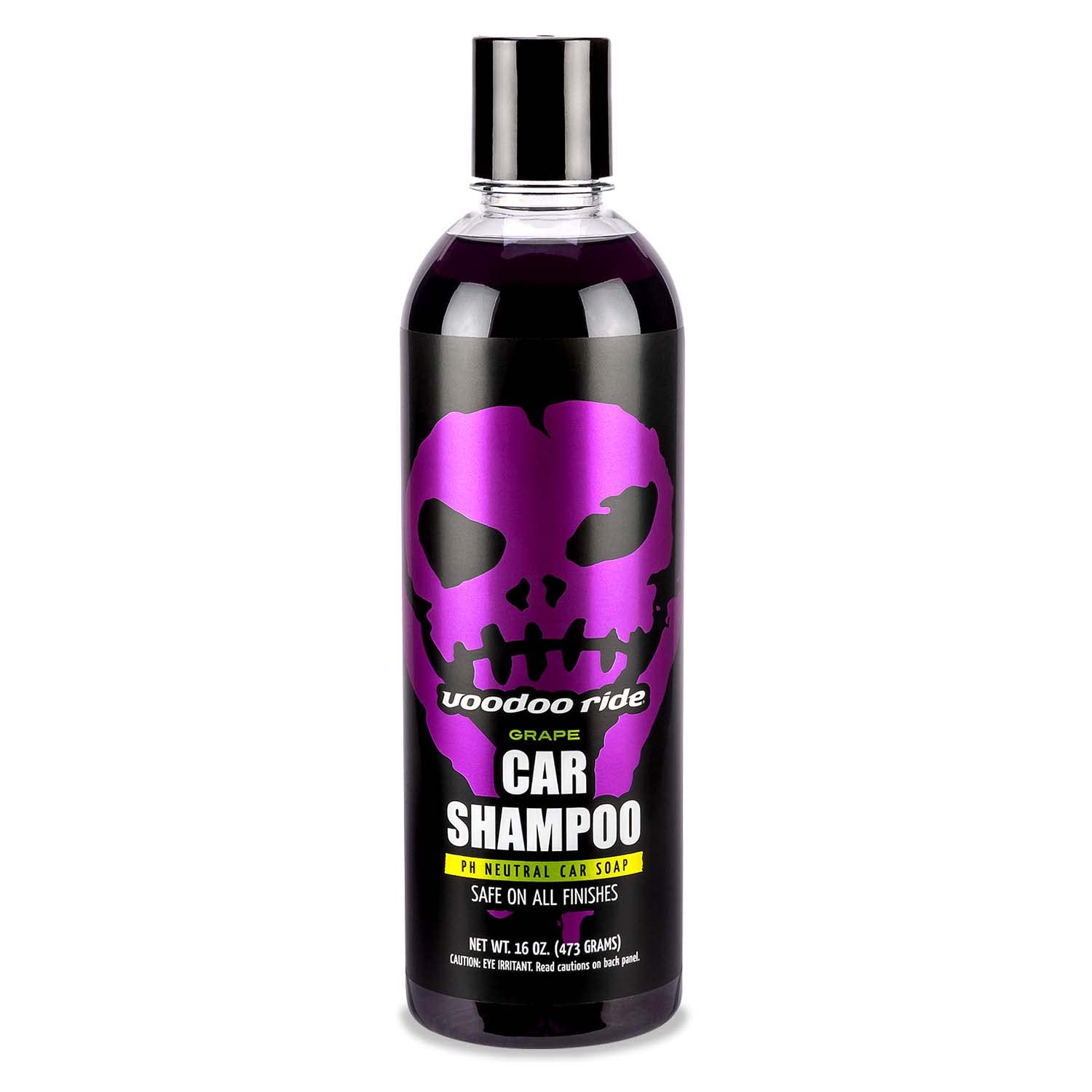 Voodoo Ride VR-1002 Grape Scented Car Wash Shampoo - 16oz Purple Car Detergent for Hand Washing & Auto Detailing - Perfect for Cars, Trucks & Motorcycles