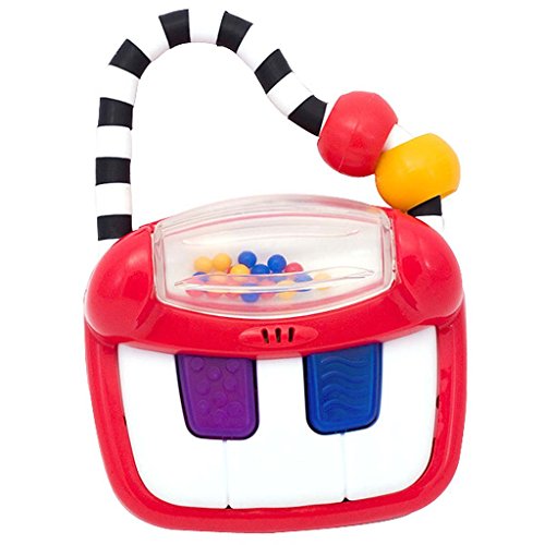 Baby Piano Keyboard Toy for 3+ Months | Portable Developmental Music Toy with Handle & Batteries Included | Perfect for On-The-Go Play, Early Learning & Sensory Stimulation