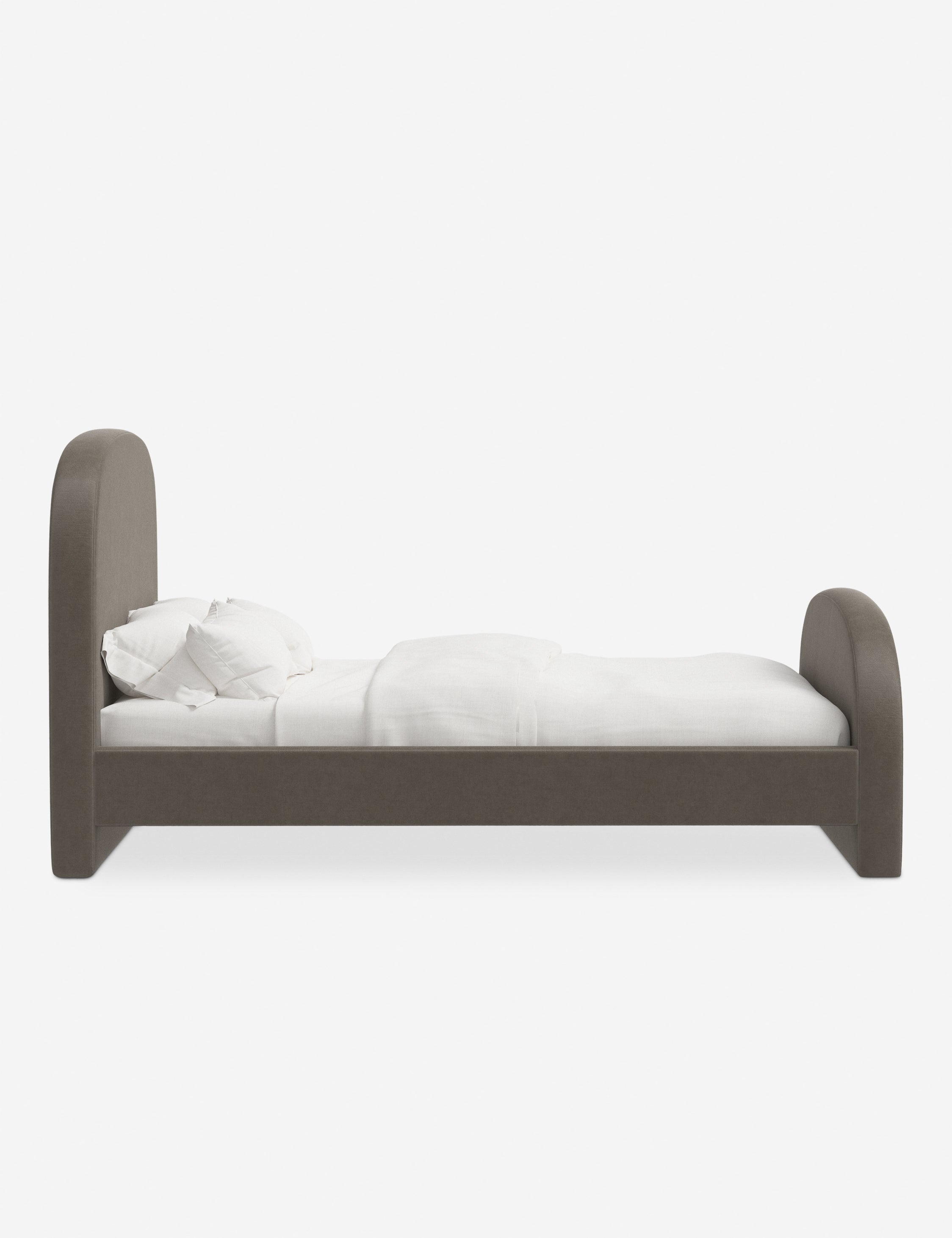 Stylish Bescond Platform Bed Frame - Queen Size Modern Minimalist Bedroom Furniture for Small Spaces | Perfect for Apartments, Dorms & Guest Rooms