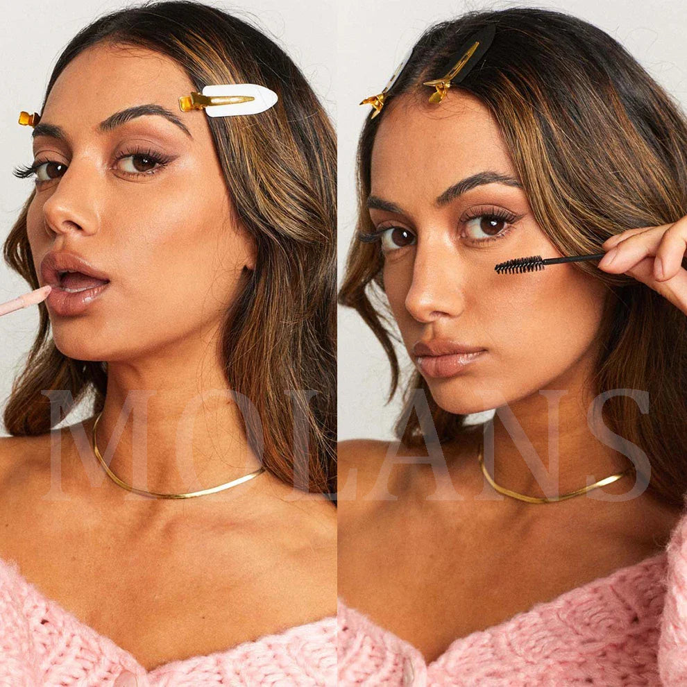 10 Pack Seamless Hair Clips for Women - No Damage Invisible Hair Claws for Fine, Thick & Curly Hair - Perfect for School, Work, Gym & Everyday Styling