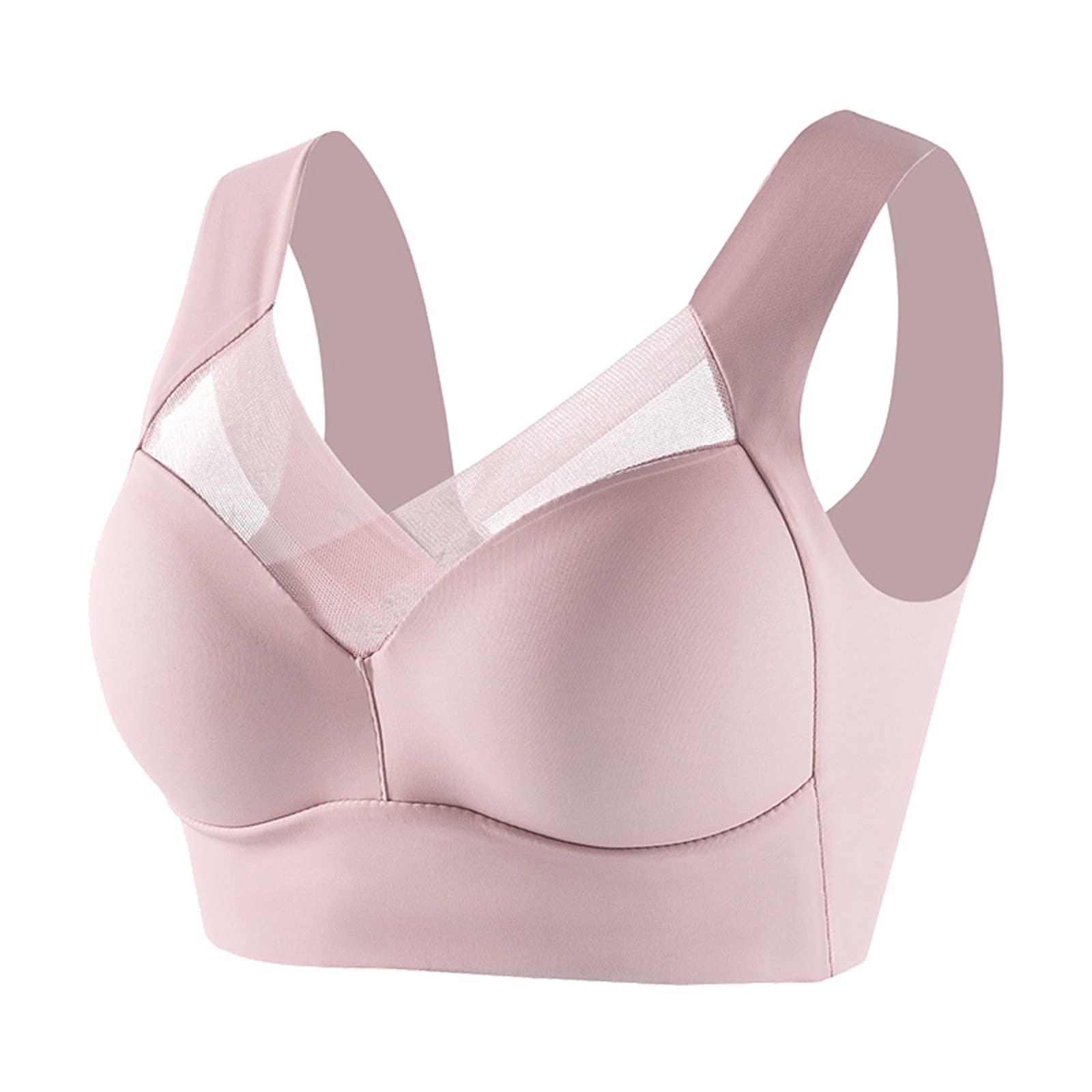 Wire-Free Seamless Sports Bra for Women - Plus Size Full Support, Comfort & Breathable for Everyday Wear