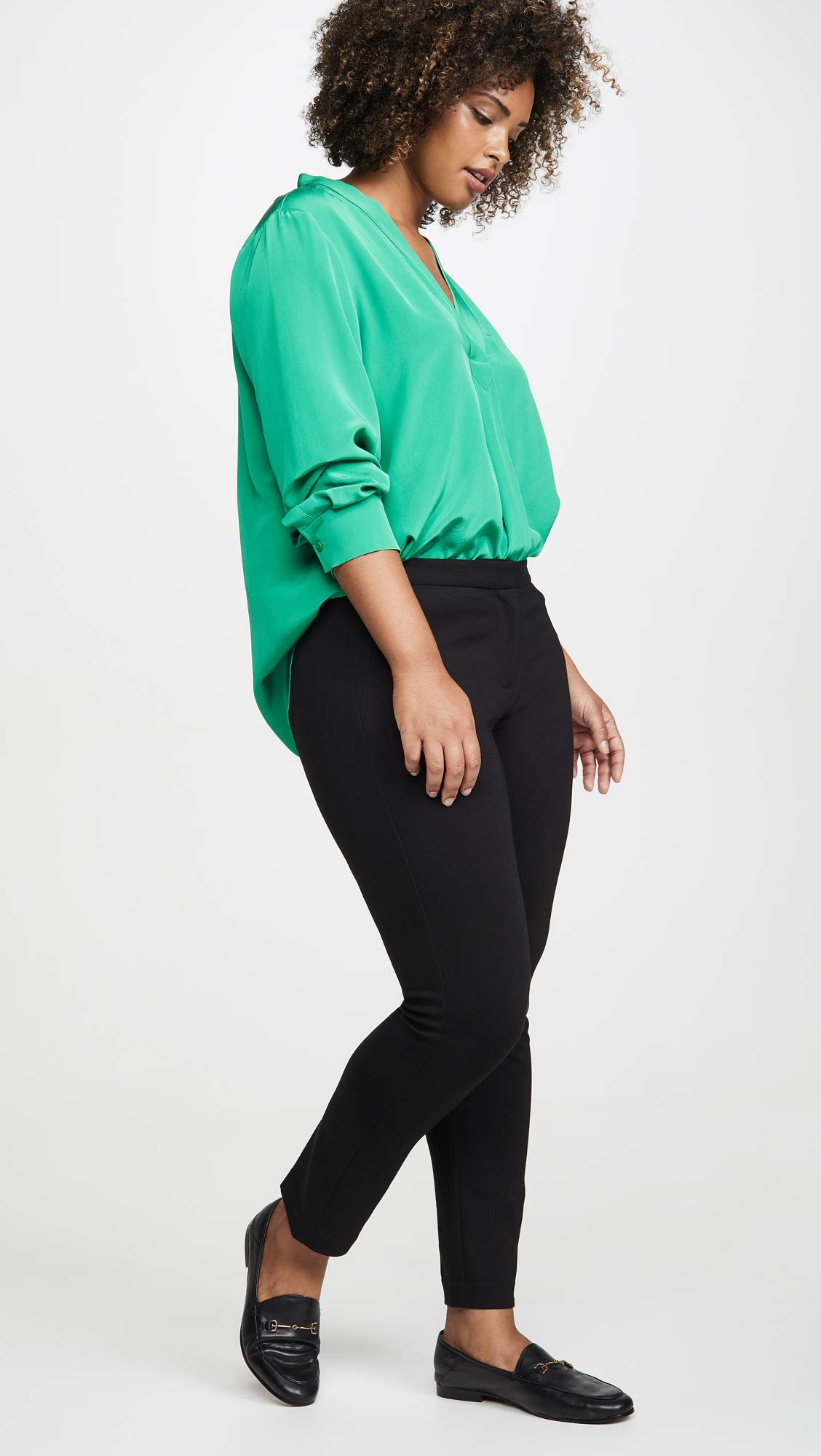 Women's Alexandra High-Waisted Wide Leg Pants - Comfortable Stretch Trousers for Work, Office & Casual Wear | Perfect for Business, Travel & Everyday Outfits