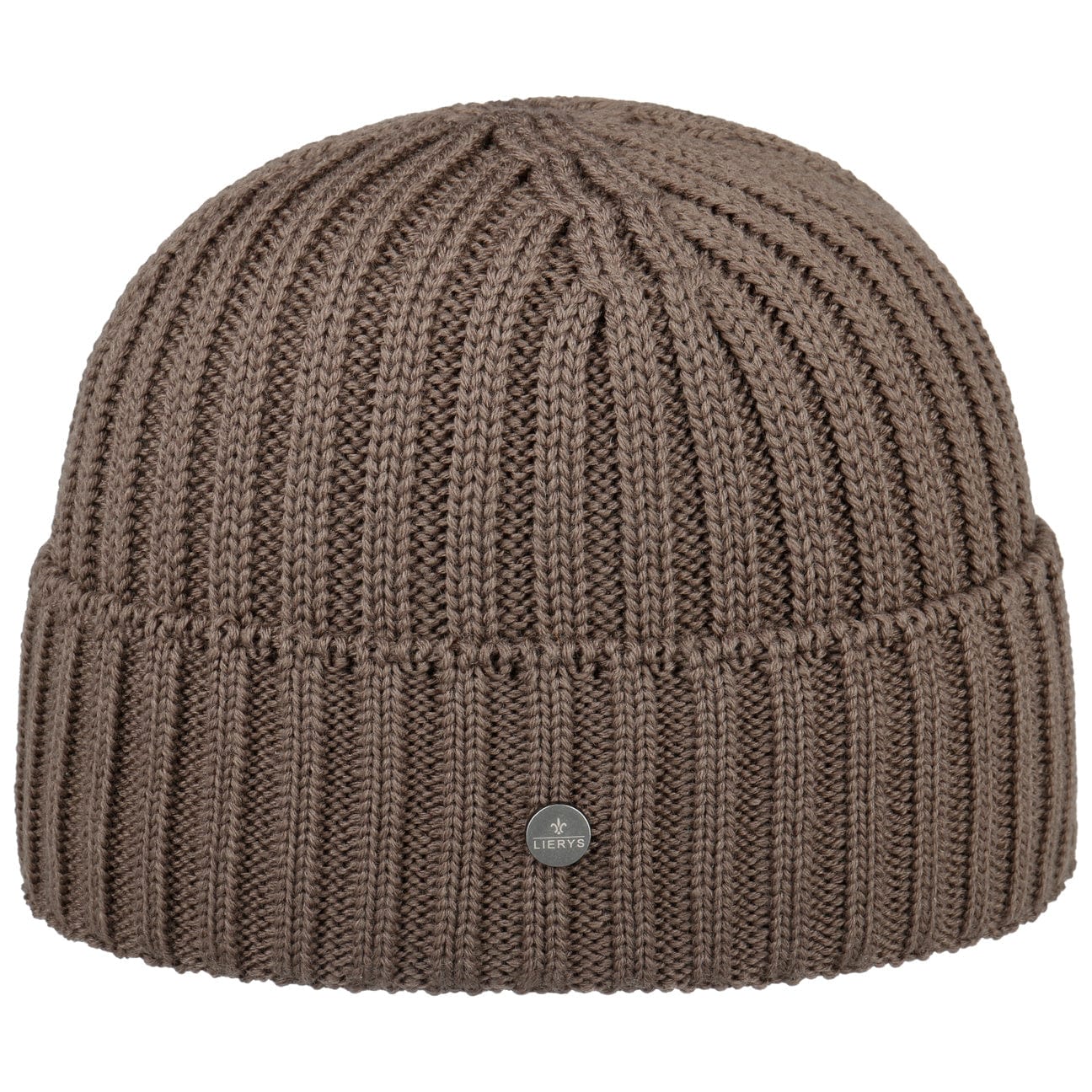 Lierys Merino Wool Rib Knit Beanie - Soft Winter Hat for Men & Women - Perfect for Skiing, Hiking & Cold Weather Activities