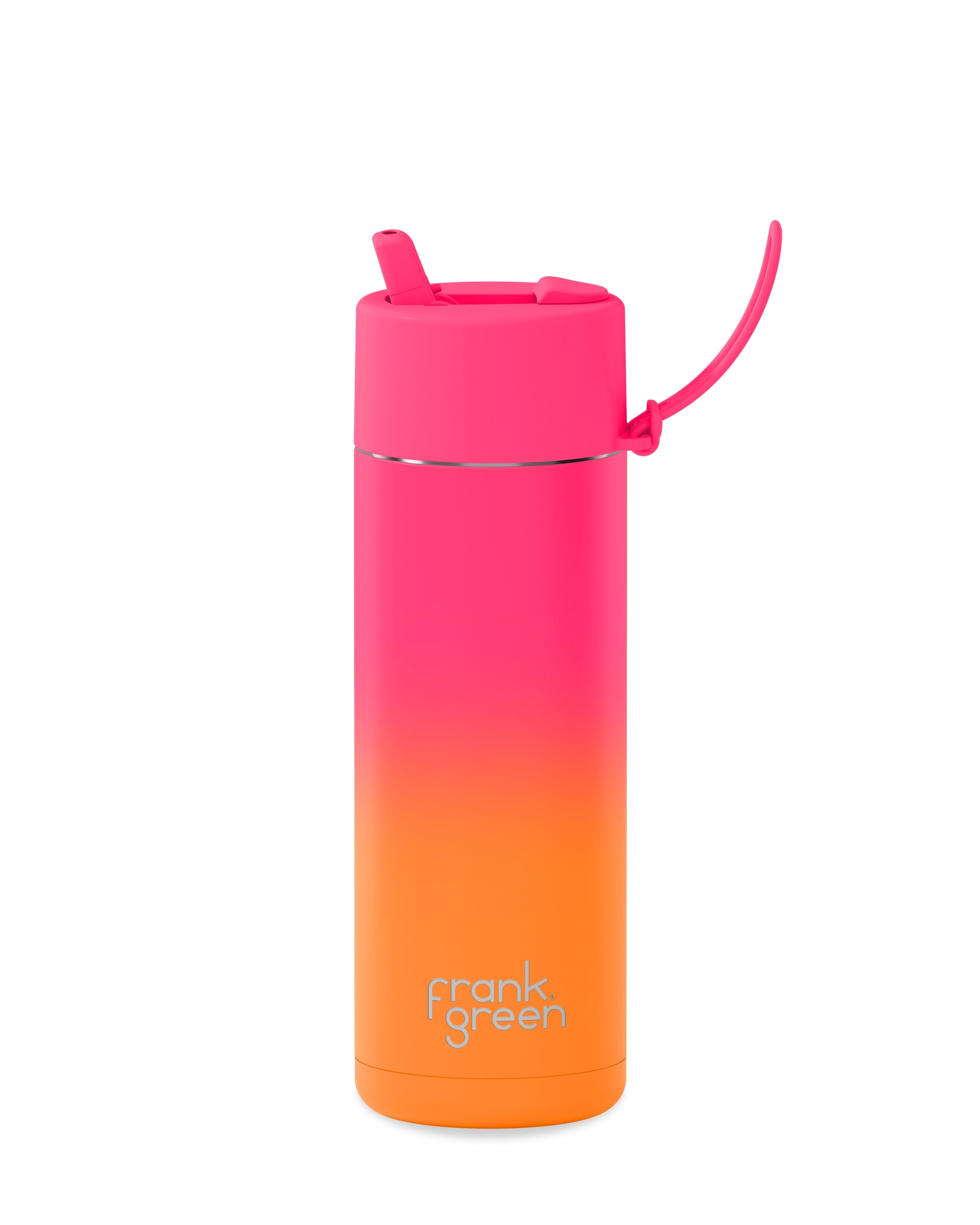 Gradient Ceramic Reusable 595ml Water Bottle - Eco-Friendly Travel Mug for Coffee, Tea & Cold Drinks | Perfect for Office, Gym & Outdoor Activities