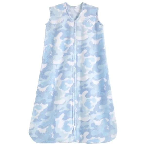 Halo Sleepsack Micro Fleece Sky & Sea 1 TOG Swaddle Blanket - Soft Baby Wearable Blanket for Safe Sleep, Newborn to Toddler - Perfect for Nursery, Daycare & Travel
