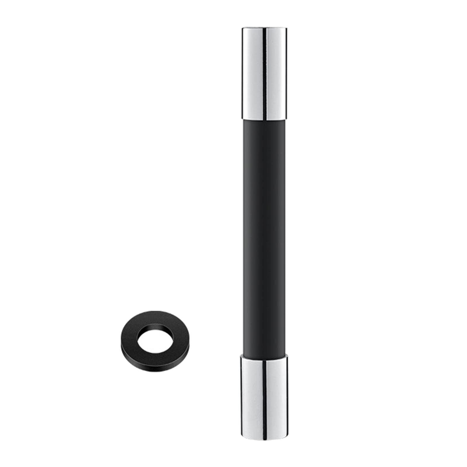 FAKEME 360° Rotating Kitchen Faucet Extender Sprayer Attachment with Water Saving Filter, 30cm Black Sink Hose Extension for Bathroom & Kitchen Sink - Perfect for Washing Dishes, Fruits, and Cleaning Sinks