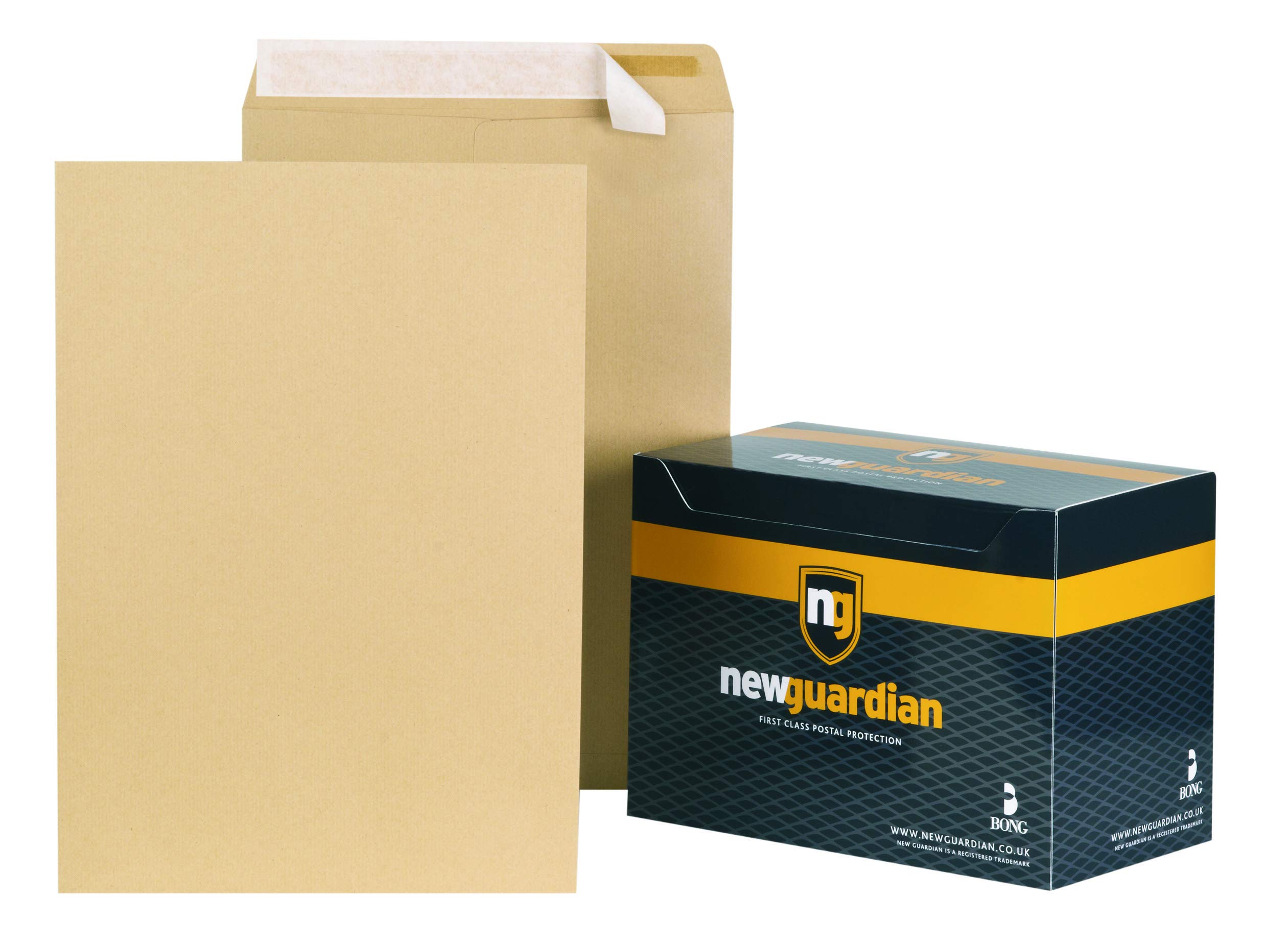 Heavyweight Peel & Seal Manila Envelopes C27013 - Pack of 125 | Secure Mailing, Document Storage & Office Supplies for Business & Home Use