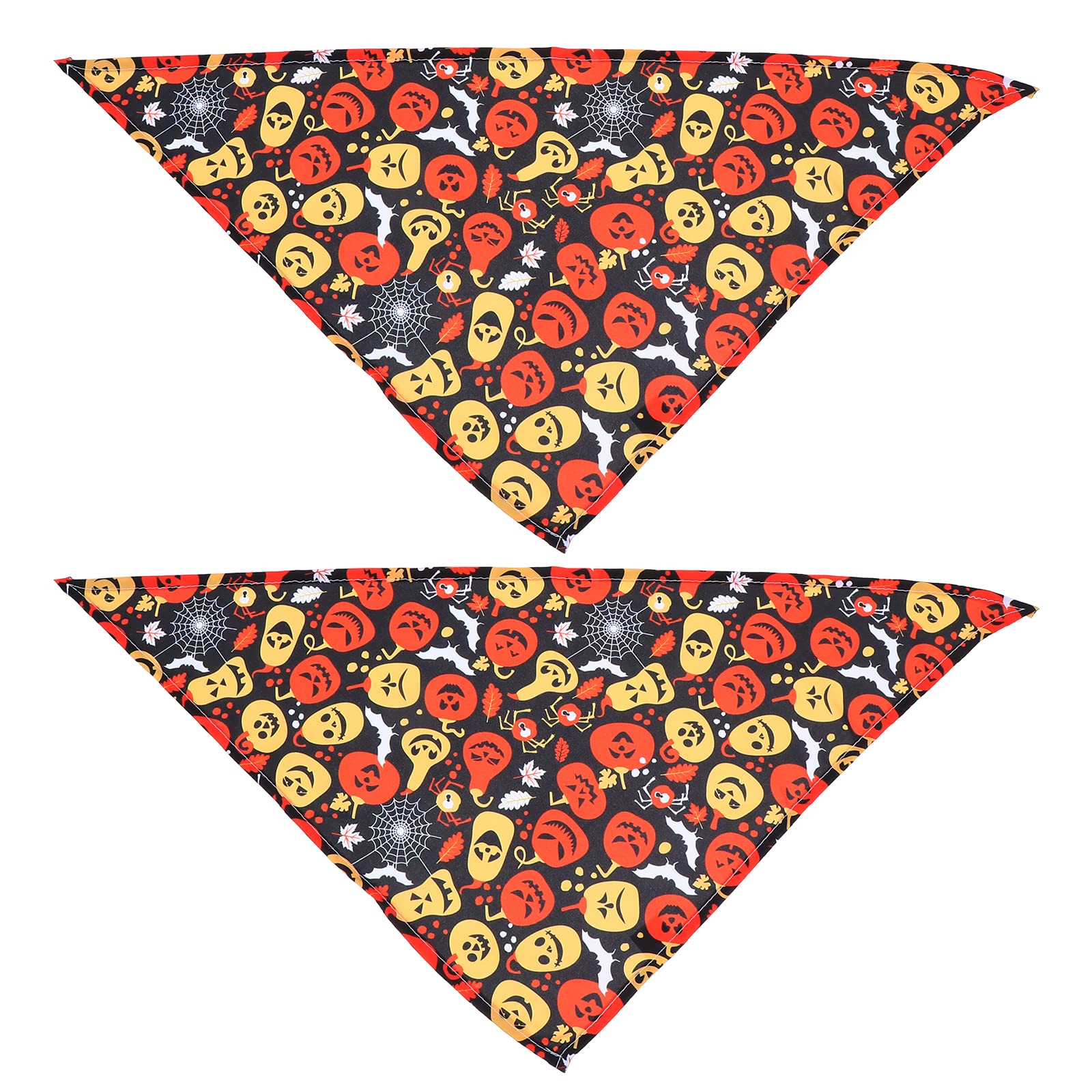 2 Pack Dog Bandanas for Holidays - Halloween Pet Bibs with Absorbent Saliva Towel - Cute Puppy Accessories for Christmas, Thanksgiving & Festive Occasions - Perfect Pet Supplies for Parties & Photo Shoots