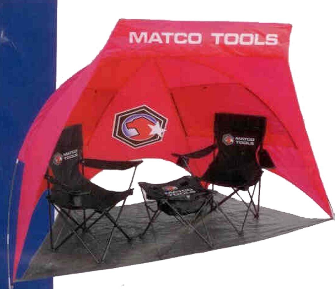 4-Piece Cabana Set - Outdoor Patio Furniture for Tailgating, Camping & Beach Parties | Water-Resistant & Portable Design for Backyard, Poolside & Picnics