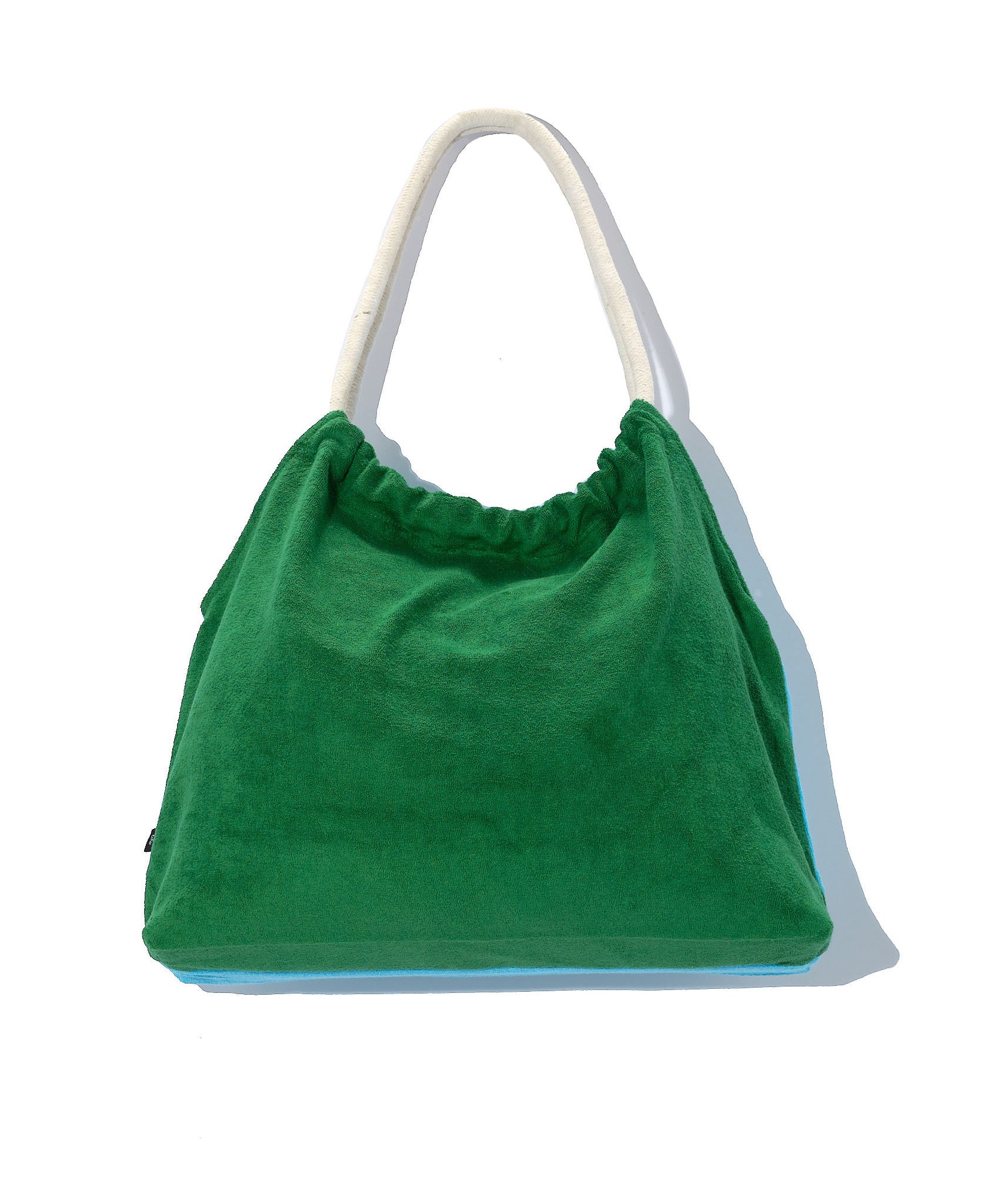 Stylish Terry Two-Tone Tote Bag for Women - Lightweight & Spacious Beach Bag, Gym Tote, or Everyday Carry - Perfect for Travel, Shopping & Work