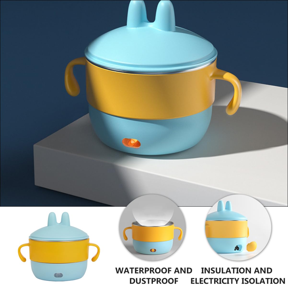 MAGICLULU 2 Pack Baby Feeding Bowls with Detachable Design - BPA-Free Toddler Food Containers for Snacks, Cereal & Puree | Perfect for Home, Travel & Daycare Use