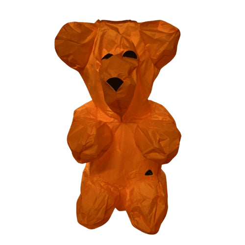 24 Pack Orange Gummy Bear Windsocks - Fun Outdoor Decor for Parties, Gardens & Kids Play Areas - Bright & Cheerful Wind Sock Decorations