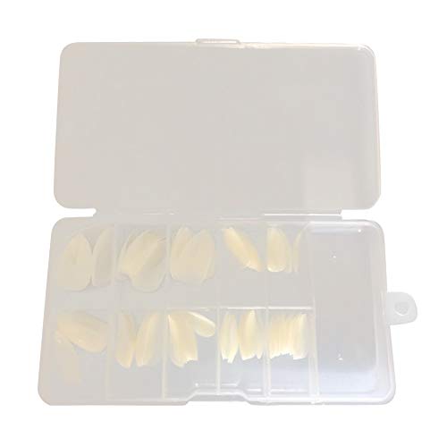 GLOA 100Pcs Water Drop Fake Nails - Full Cover Acrylic Nail Tips for Manicure, Natural False Nails with 3D Art Design | Perfect for Parties, Weddings & Special Occasions