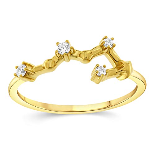 SCORPIO- Yellow Gold Over Sterling Silver
