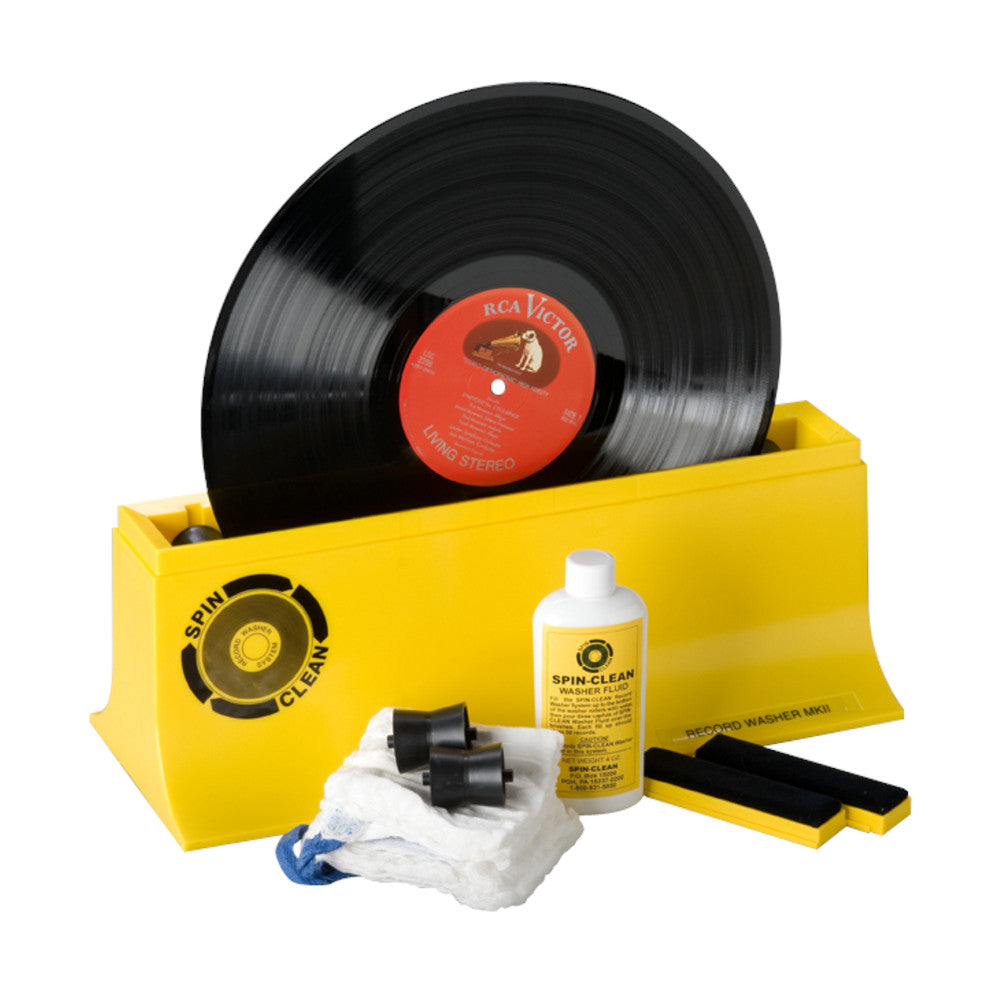 Spin Clean Record Cleaning System - Vinyl Record Washer & Cleaner Kit for LP, 78 RPM Records - Perfect for Home, Studio & DJ Use
