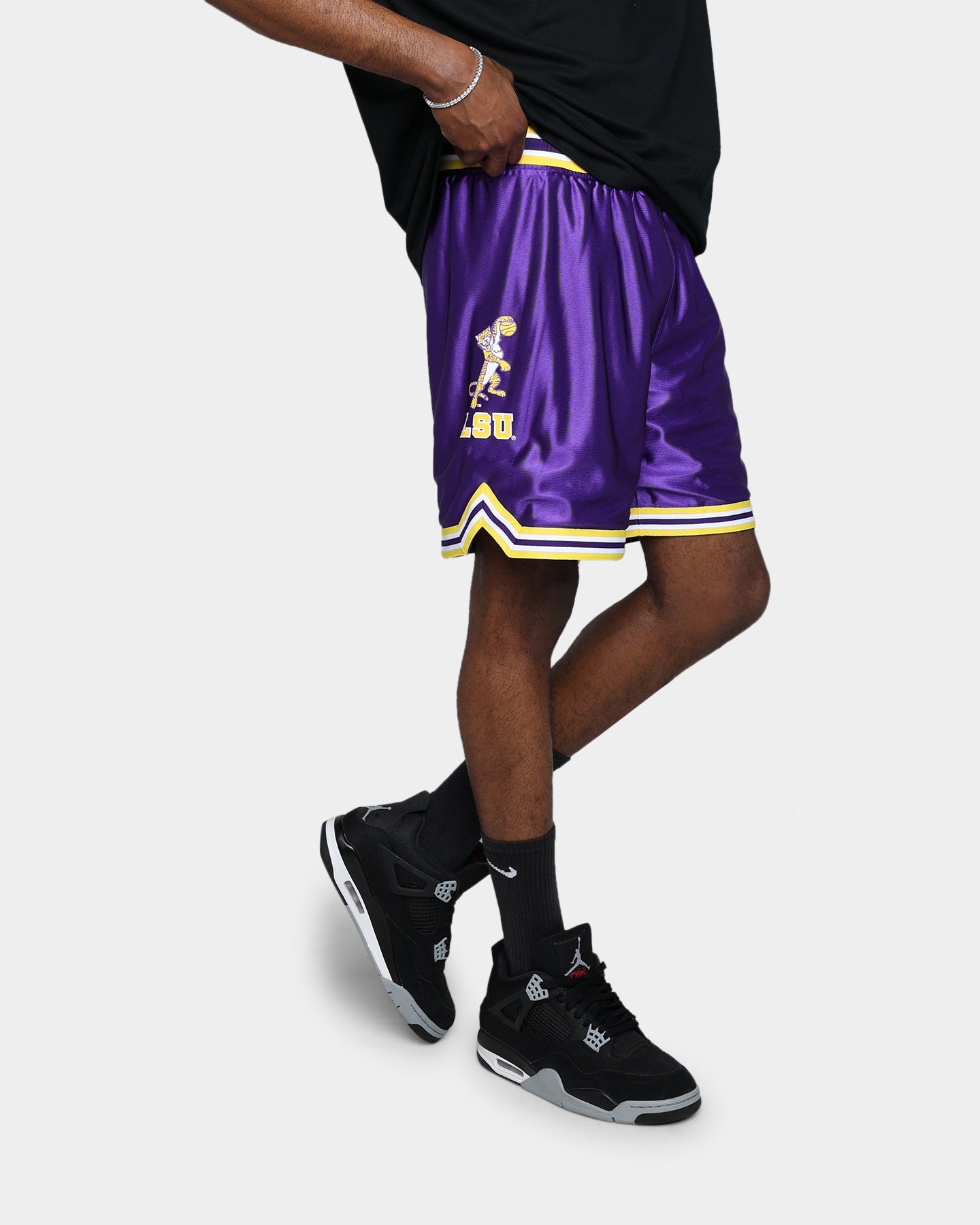 19Nine LSU Legacy Shorts - Purple Basketball Shorts for Men, Comfortable & Breathable, Perfect for Sports, Gym, and Casual Wear
