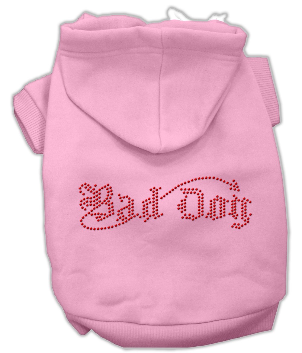 Mirage Pet Products 10-Inch Small Pink Rhinestone Hoodie for Dogs - Stylish & Comfortable Dog Clothes for Small Breeds, Perfect for Parties & Outdoor Adventures