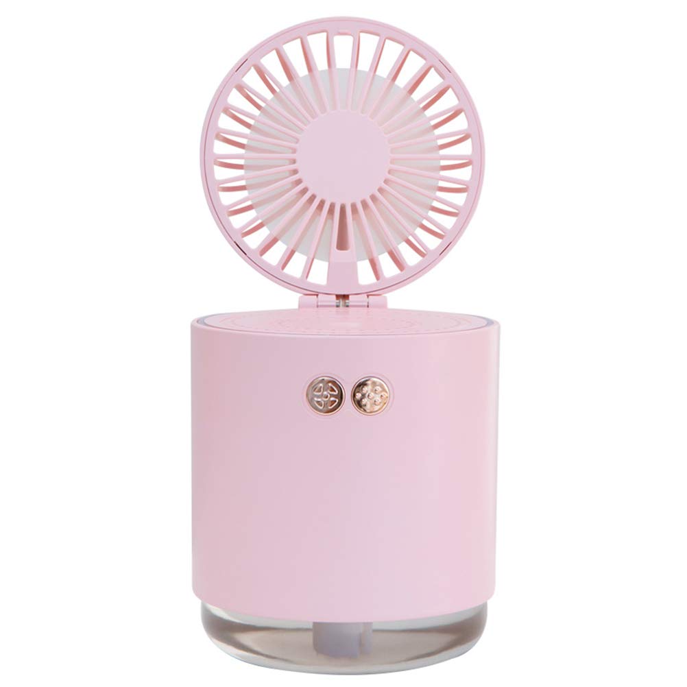 IMIKEYA Portable Folding Fan with Mist Humidifier - 2 in 1 Cooling Fan & Humidifying Spray for Home, Office, and Outdoor Use