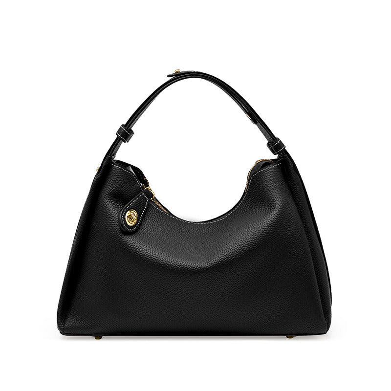 Genuine Leather Crossbody Shoulder Bag for Women - Stylish Tote & Underarm Purse for Work, Travel & Everyday Use