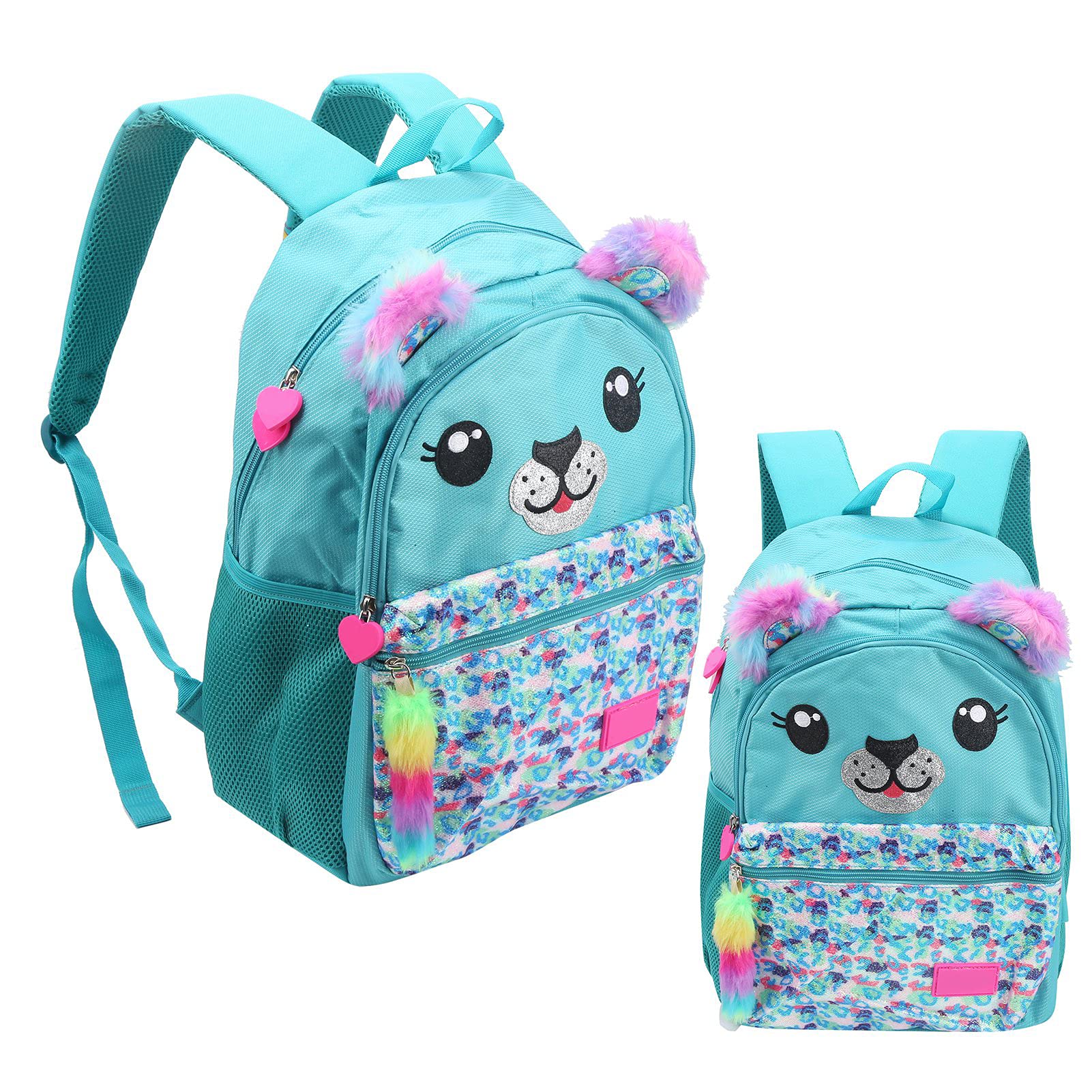 Durable School Backpack with Adjustable Straps & Elastic Design - Lightweight Laptop Backpack for Students & Travel (Blue-Green) | Perfect for College, Work Commute & Outdoor Adventures