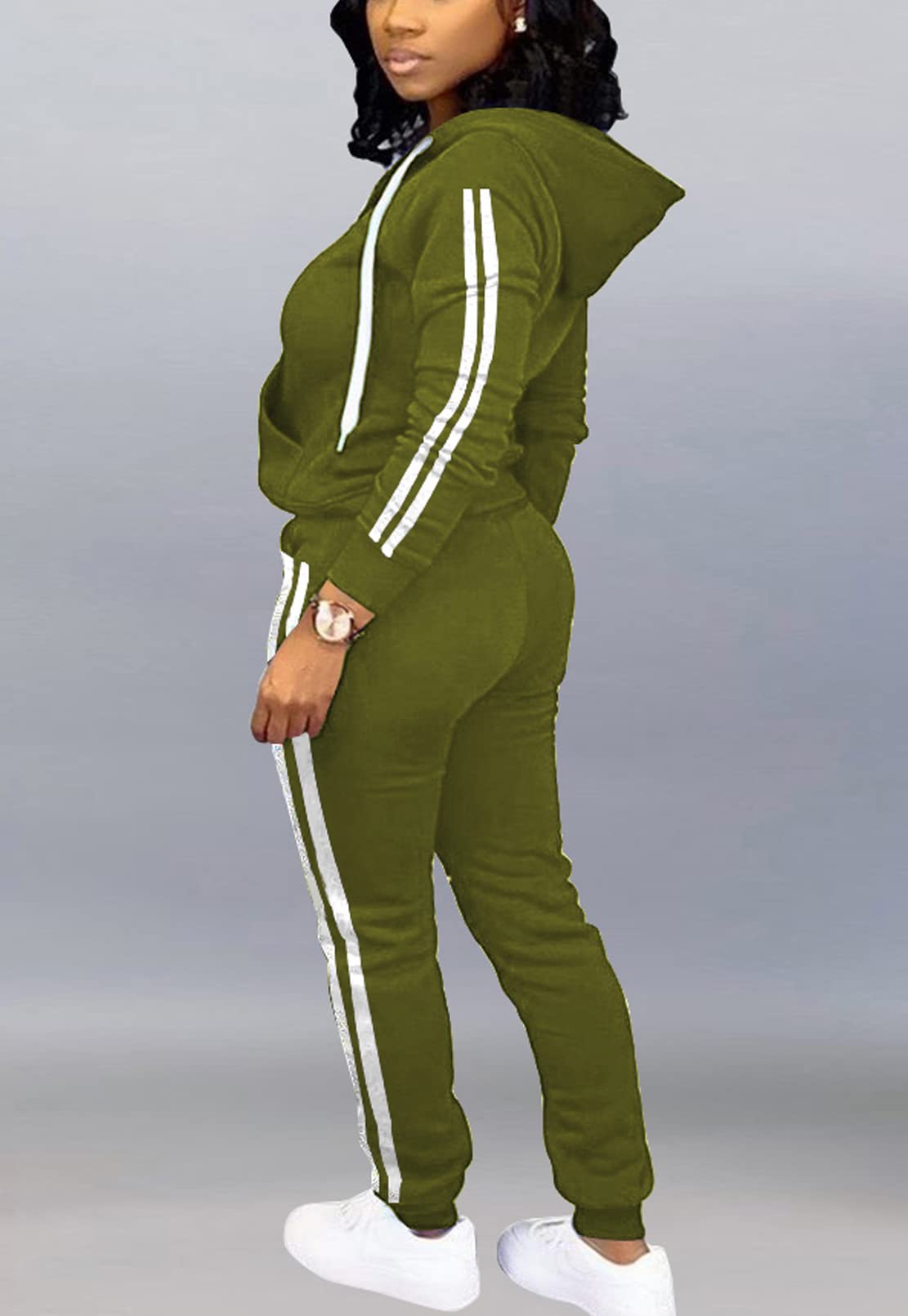 Mrskoala Women's 2-Piece Tracksuit Set - Soft Sweatpants & Hoodie Jogging Suit with Pockets for Workout, Running & Lounge Wear - Perfect for Gym, Yoga & Casual Outfits