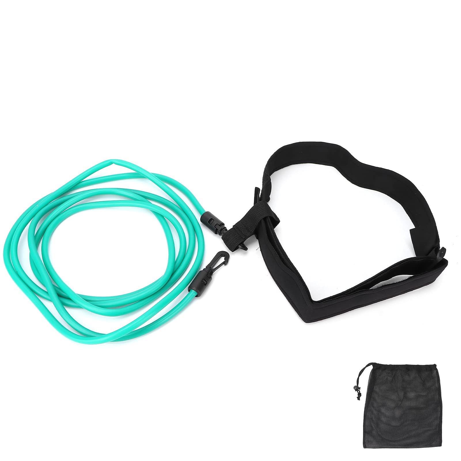 Elastic Swim Training Belt - 10.5ft Adjustable Swim Exercise Belt with Rope for Pool Training & Fitness | Perfect for Lap Swimming, Water Aerobics & Swim Team Practice