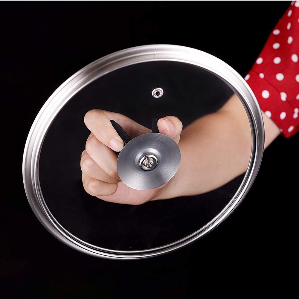 Chef Classic Stainless Steel 3-Piece Non-Stick Milk Pot Set with Lid - Healthy Cookware for Kitchen & Restaurant Use - Perfect for Boiling, Steaming & Cooking - Ideal Gift (Silver)