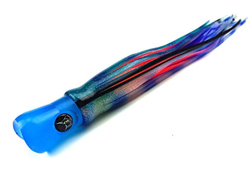 Blue- Teal Silver/Rainbow