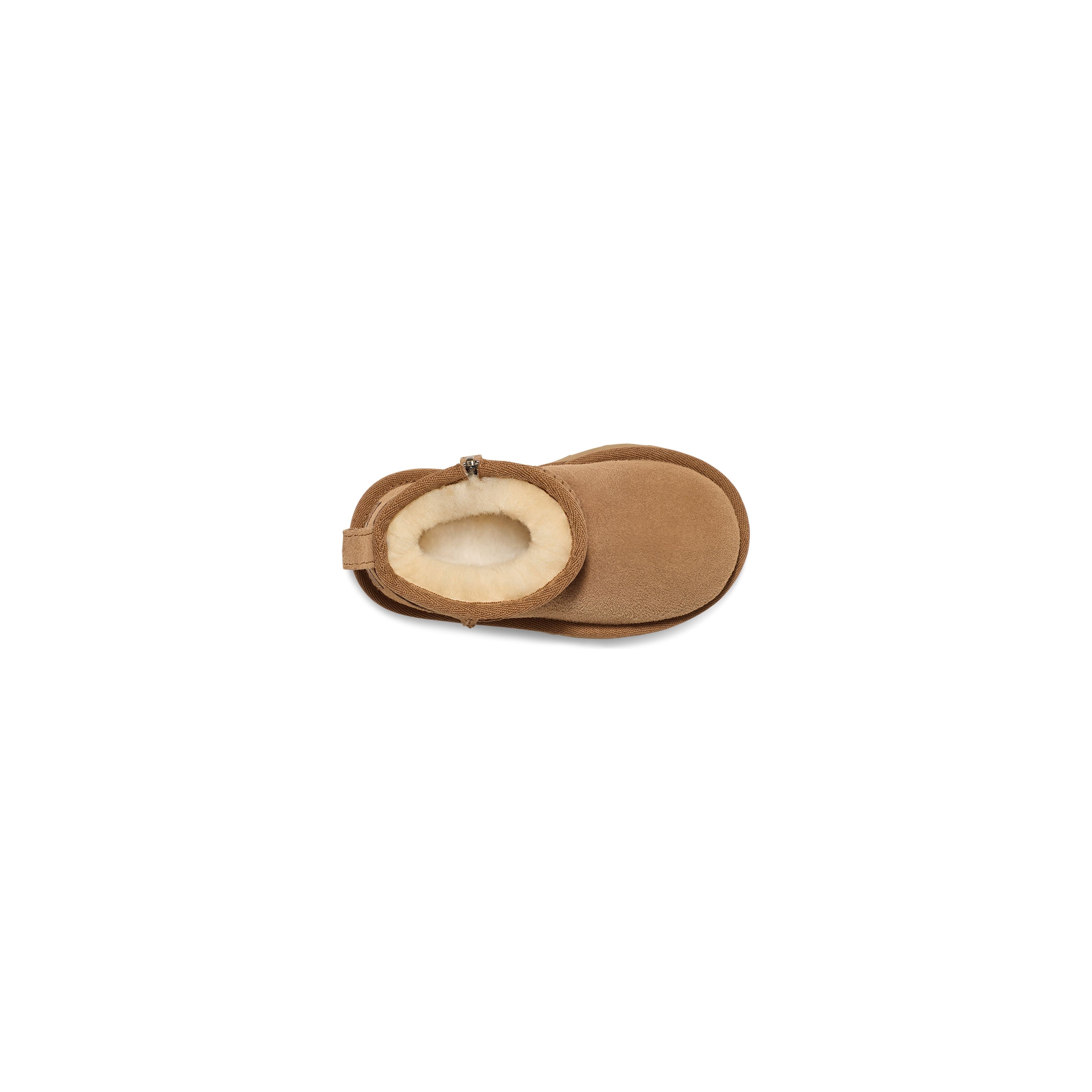 UGG Toddler's Classic Ultra Mini Boot in Chestnut - Warm Winter Boots for Kids, Waterproof & Comfortable - Perfect for Snow Play, School & Outdoor Activities