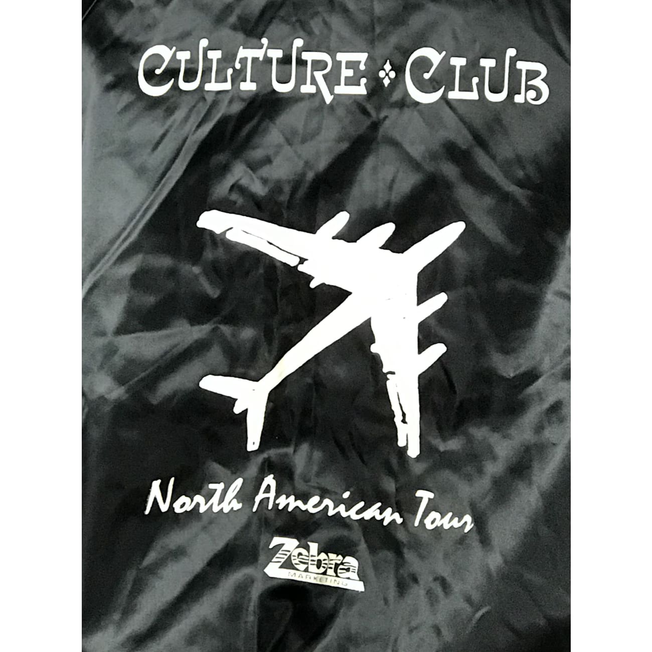 Vintage Culture Club Early 1980s Tour Jacket - Rare Collectible Band Merchandise for Music Fans & 80s Fashion Enthusiasts | Perfect for Concerts, Costume Parties & Retro Style Outfits
