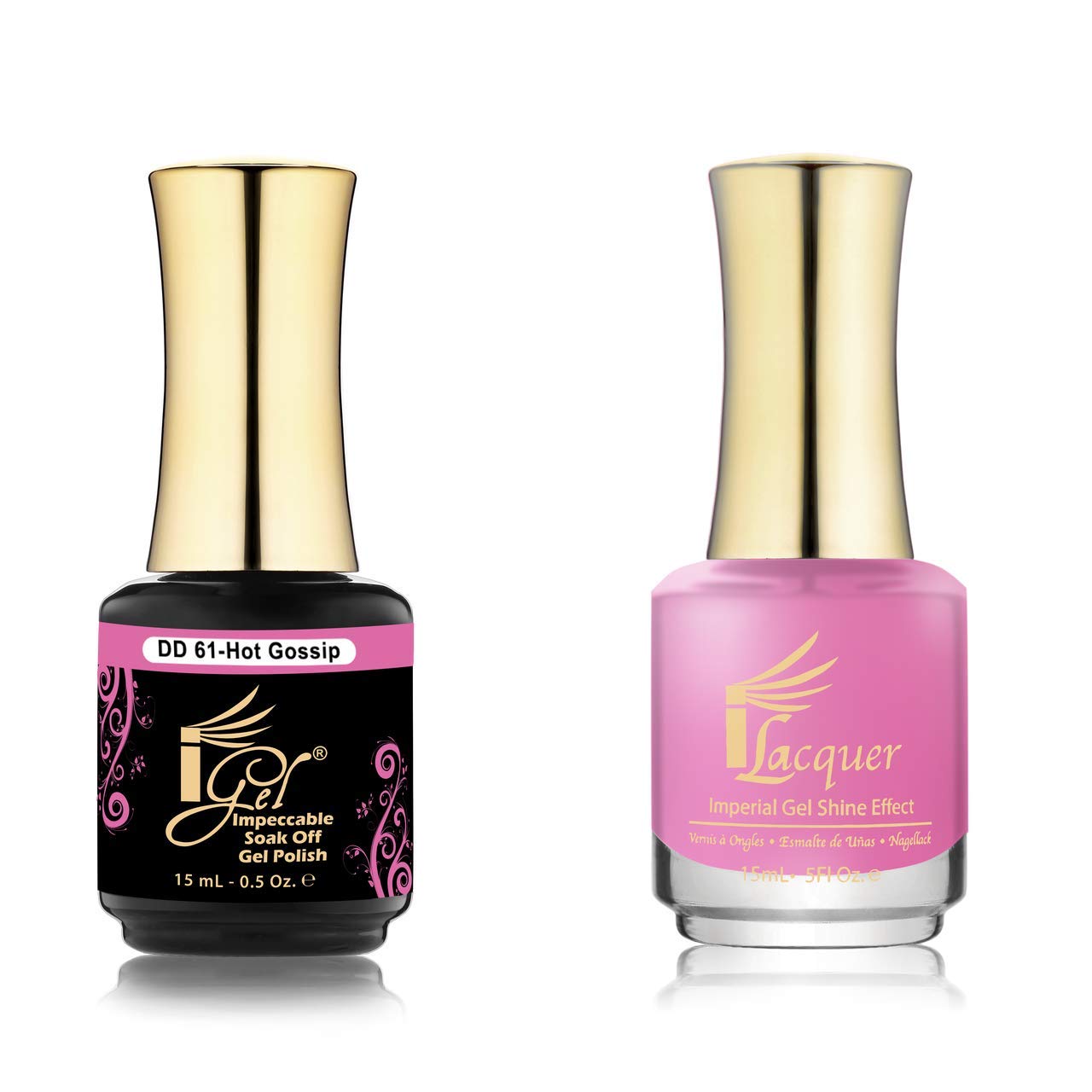 iGel Pure Gel Nail Polish - Dip & Dap Collection DD061 Hot Gossip for Salon & Home Use