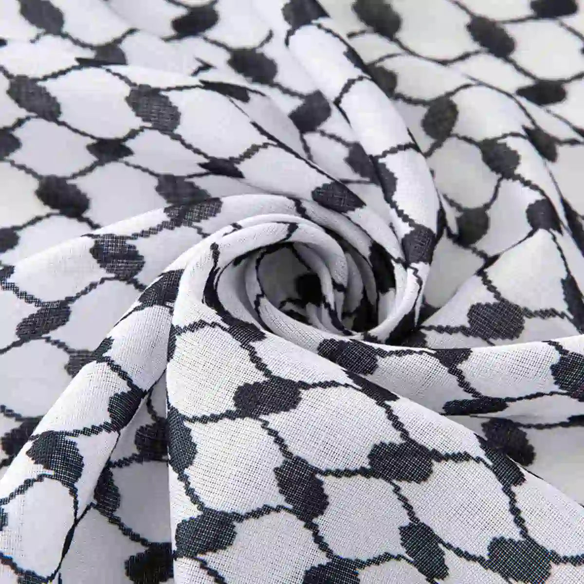 Urgarment Men's & Women's Keffiyeh Scarf - Arab Shemagh Kuffiyeh with Tassels - Cotton Linen Blend - Perfect for Outdoor, Travel & Fashion Accessories