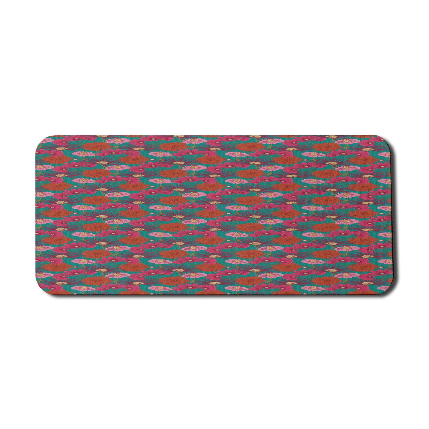 Ambesonne Floral Computer Mouse Pad - Extra Large 35