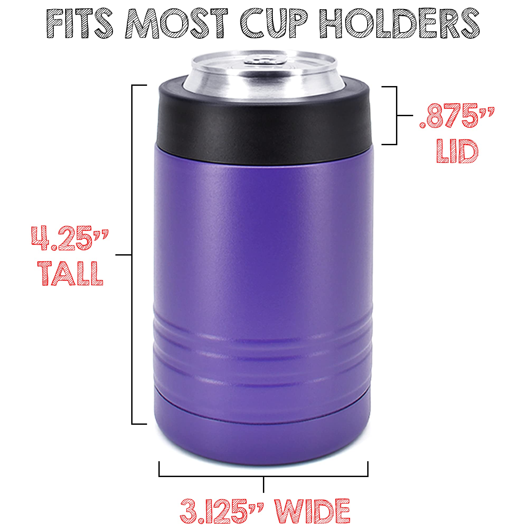 24-Pack 12 oz Stainless Steel Vacuum Insulated Water Bottles - Double Wall Thermal Insulation Keeps Drinks Cold for 24 Hours - Powder Coated Purple - Perfect for Office, Gym, Hiking & Outdoor Activities