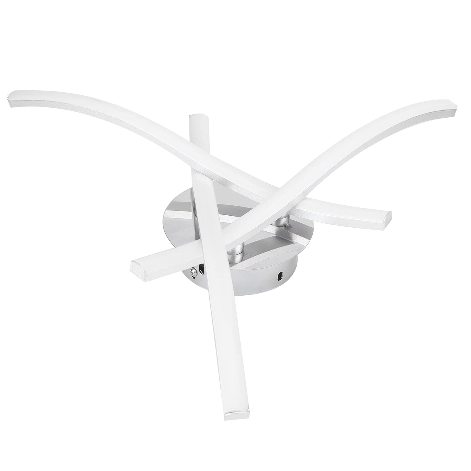 FUIK Ceiling Light Fixture - Easy Install LED Flush Mount Lamp for Living Room, Bedroom, Office, Coffee Shop & Study Room | Modern Lighting for Home & Commercial Spaces