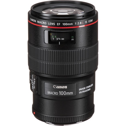 Canon EF 100mm f/2.8L Macro IS USM Lens - Professional Macro Photography Lens with Image Stabilization for DSLR Cameras - Perfect for Product Photography, Nature Close-Ups & Portraits